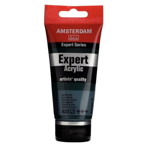 Mørk grøn Amsterdam Expert akrylmaling 75ml Sap Green