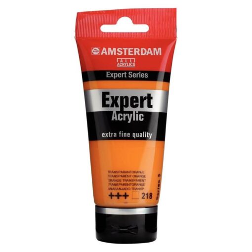 Orange Amsterdam Expert akrylmaling 75ml Transparent Orange