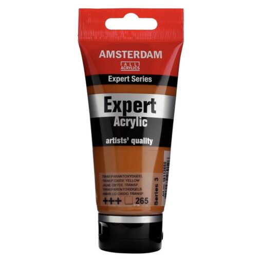 Mørk Gul Amsterdam Expert akrylmaling 75ml Transparent Oxide Yellow