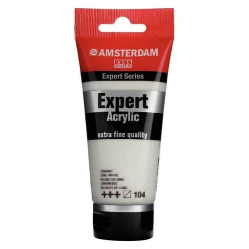 Amsterdam Expert akrylmaling Zinc White 104