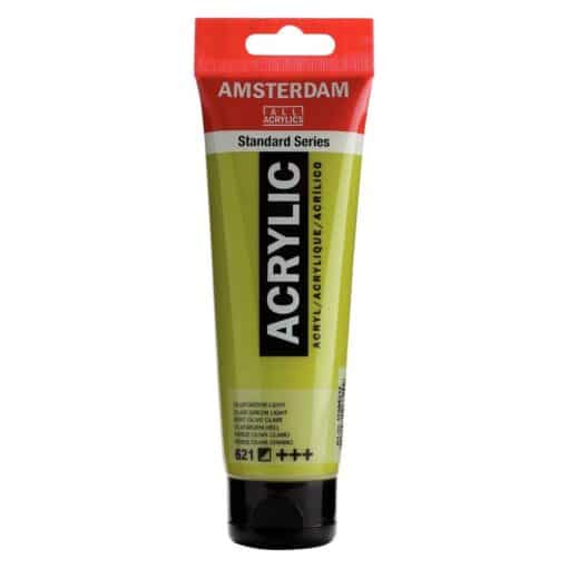 Lys oliven grøn Amsterdam standard akrylmaling Olive Green Light
