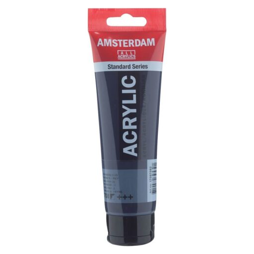Mørk grå Amsterdam Standard akrylmaling Payne's Grey 708 120ml