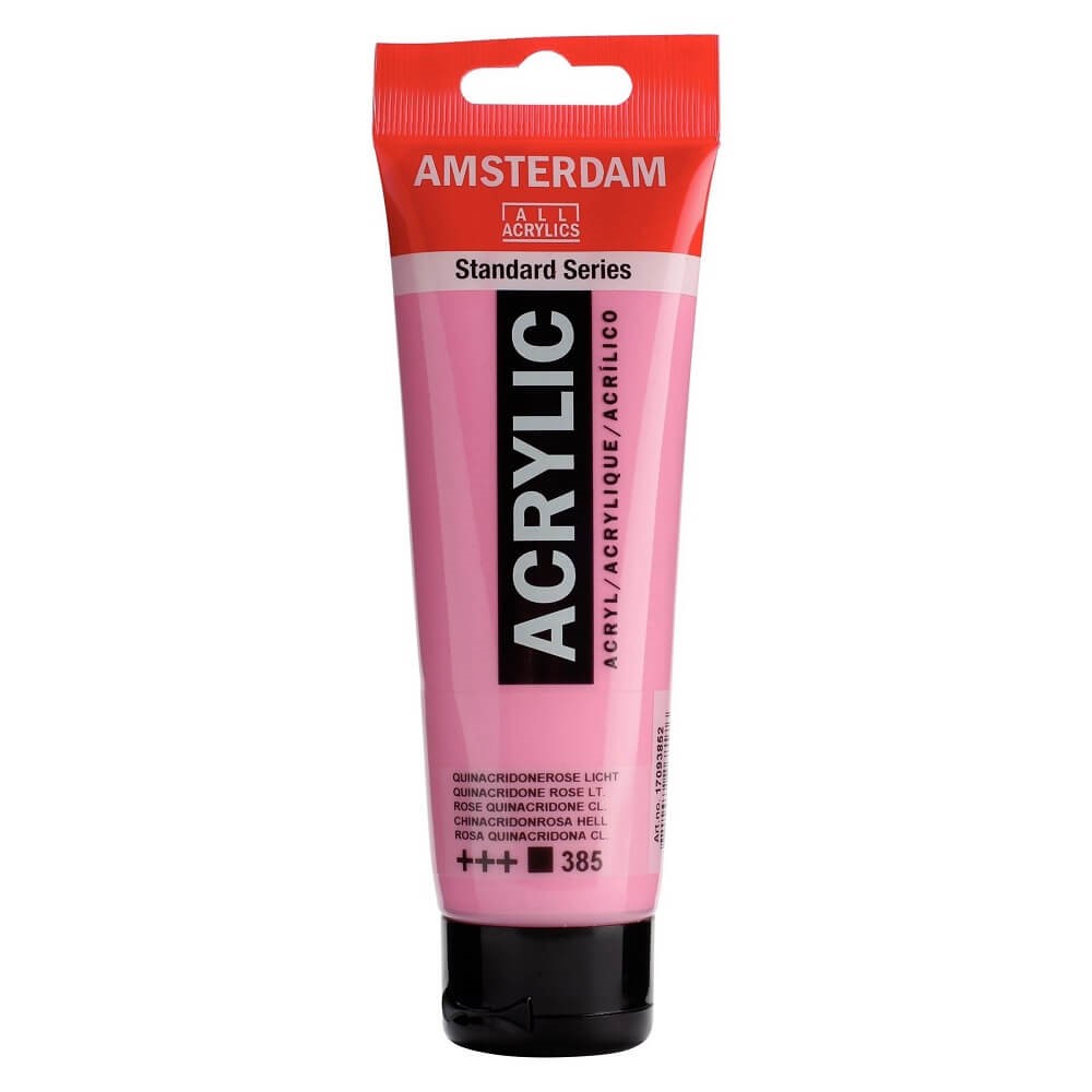 Pink Amsterdam standard akrylmaling Quinacridone Rose Light