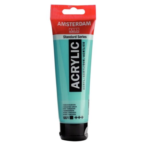 Amsterdam Standard akrylmaling Turquoise Green 661 120ml