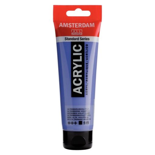 Violet Amsterdam Standard akrylmaling Ultramarine Violet Light 519 120ml