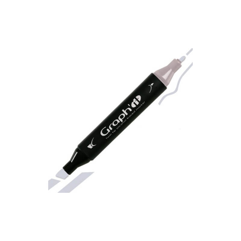 GRAPH'IT Twin Tip Marker GI07109 Pigeon lysegrå tusser