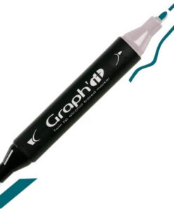 GRAPH'IT Twin Tip Marker GI07280 Peacock påfugleblå alkoholbaseret tusser