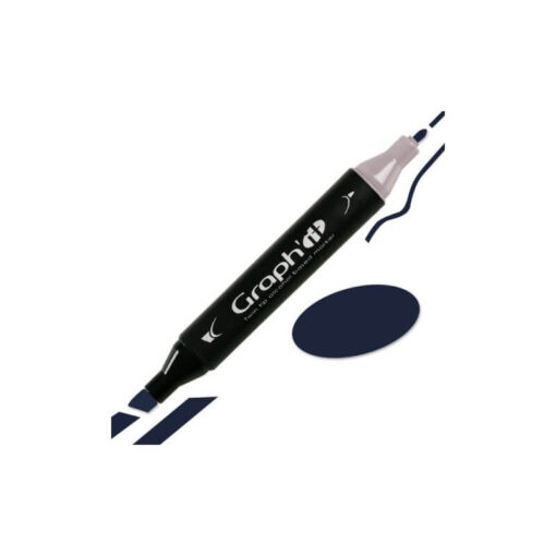 GRAPH'IT Twin Tip Marker GI09109 Cool Grey 9 mørk grå alkoholbaseret tusser