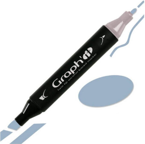 Graph'IT Twin Tip Marker GI07115 Steel Alkoholbaserede Penseltusser