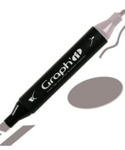 Graph'IT Twin Tip Marker GI09305 Pink Grey 5 Alkoholbaserede Penseltusser