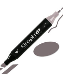 Graph'IT Twin Tip Marker GI09306 Pink Grey 6 Alkoholbaserede Penseltusser