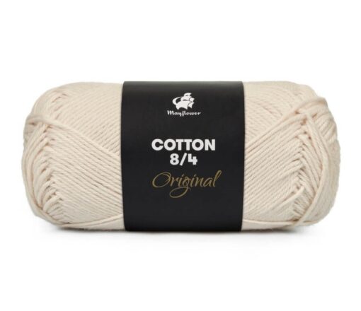 Mayflower Cotton 8/4 1401 Råhvid