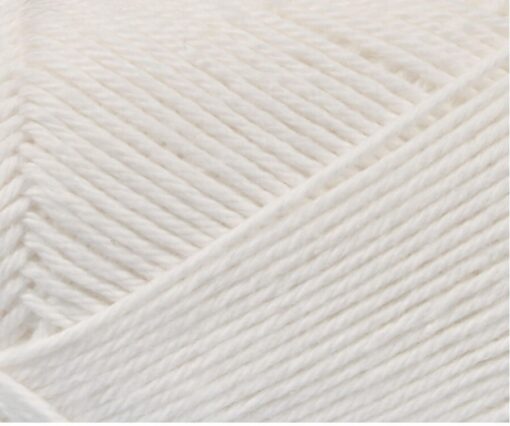 Mayflower garn Cotton 8/4 Hvid 1402