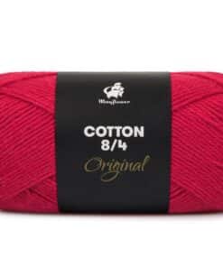 Mayflower garn Cotton 8/4 Mørkerød 1412