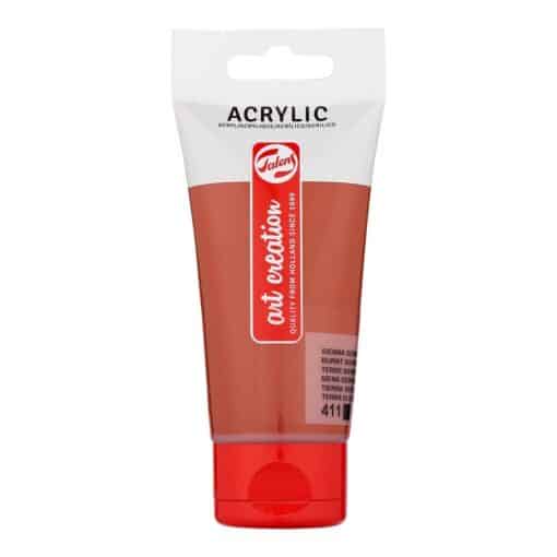 rød brun Talens Art Creation akrylmaling Burnt Sienna 411