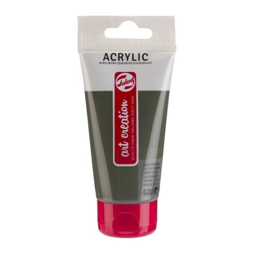 Olivengrøn akrylmaling Talens Art Creation Olive Green 620 75ml