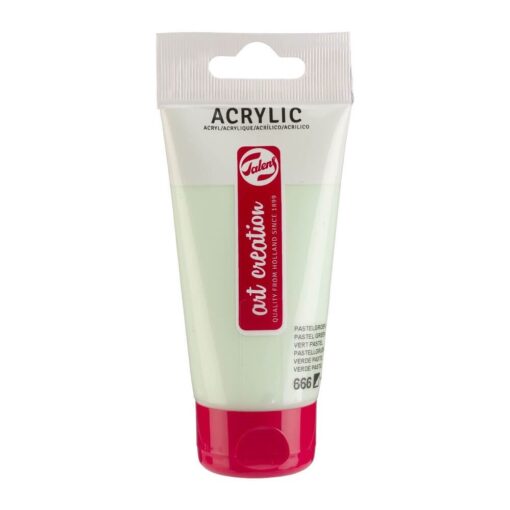 Pastel grøn akrylmaling Talens Art Creation Pastel Green 666 75ml