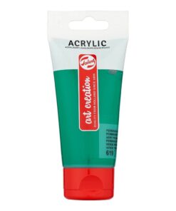 Grøn akrylmaling Talens Art Creation Permanent Green Deep 619 75ml