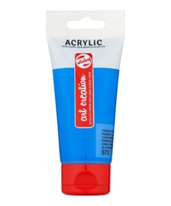 Blå Talens Art Creation akrylmaling 75ml Primary Cyan 572