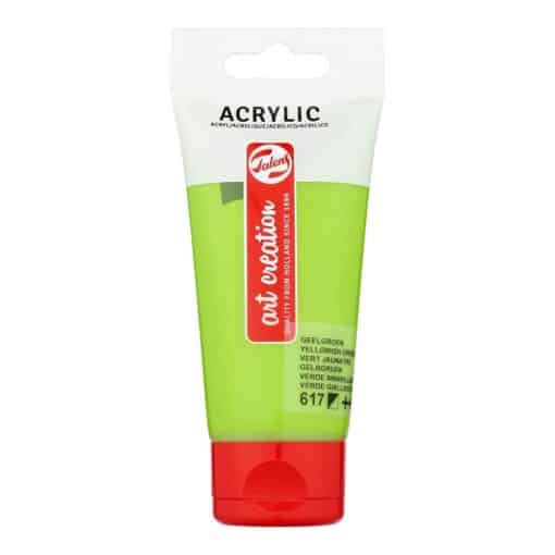 lime grøn Talens Art Creation akrylmaling Yellowish Green 617