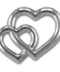 Bordpynt sølv hjerter