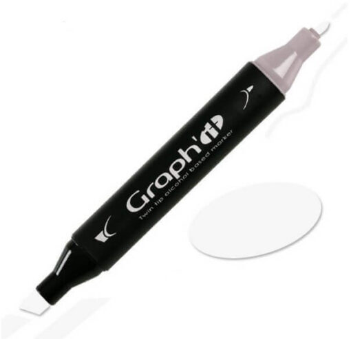 Graph'IT Twin Tip Marker GI09500 Neutral Grey 0 Alkoholbaserede Penseltusser