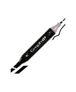 Graph'IT Twin Tip Marker GI09909 Black Alkoholbaserede Penseltusser
