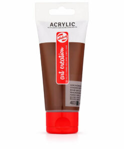 Talens Art Creation akrylmaling 75 ml Vandyke Brown brun maling tube packshot på hvid baggrund