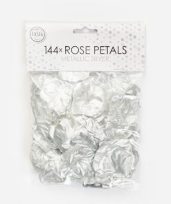 Sølv rosenblade til bordpynt