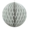 Lys grå honeycomb pompom kugle