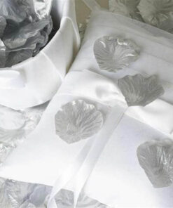 Sølv rosenblade til bordpynt