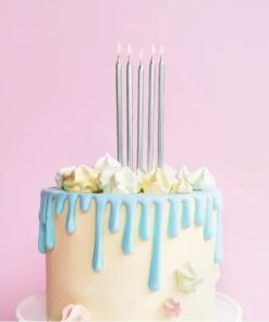 Lagkagelys sølv 14cm