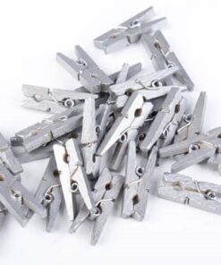 Mini træklemmer sølv