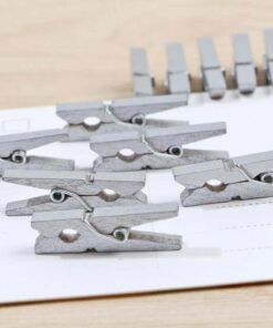 Mini træklemmer sølv