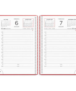 Mayland Dagkalender rød PP-plast 2025