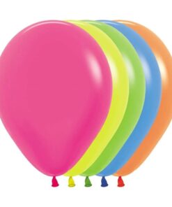 Balloner mix neon farver