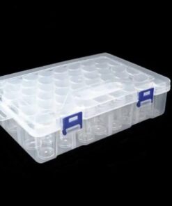 Opbevaringsboks med 48 runde bøtter