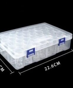 Opbevaringsboks med 48 runde bøtter