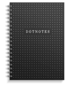 Mayland Notesbog DotNotes Sort B5