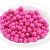 Runde pink voksperler 4mm