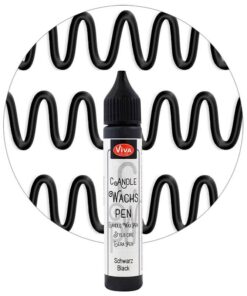 Lysvoks pen sort