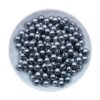 Runde grå voksperler 3mm