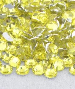 Gule rhinsten 3mm