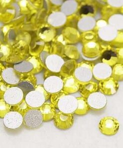 Rhinsten 4mm gule
