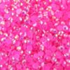 Rhinsten 3mm iriserende hot pink