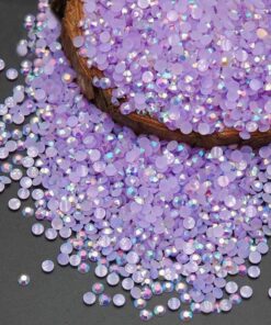 Iriserende lys lilla rhinsten 3mm