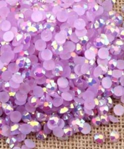 Iriserende lys lilla rhinsten 3mm