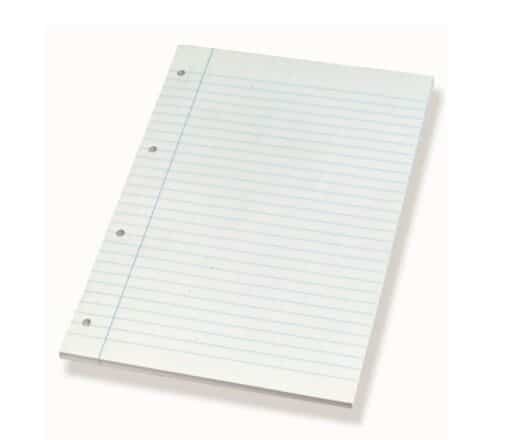 A4 standard papirblokke linjeret