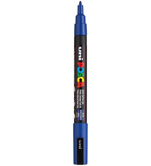Posca tusser blå PC-3M
