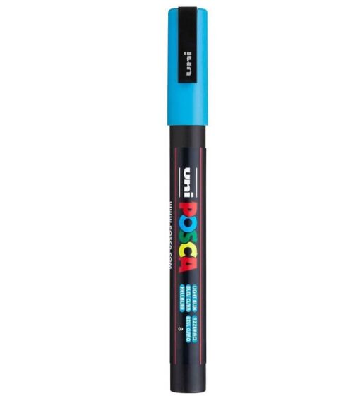 Posca tusser lyseblå PC-3M